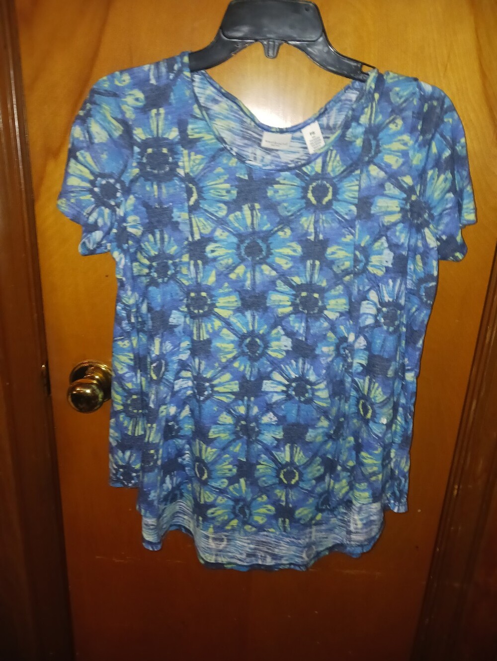 Westbound Blue Floral Short-Sleeve Tee